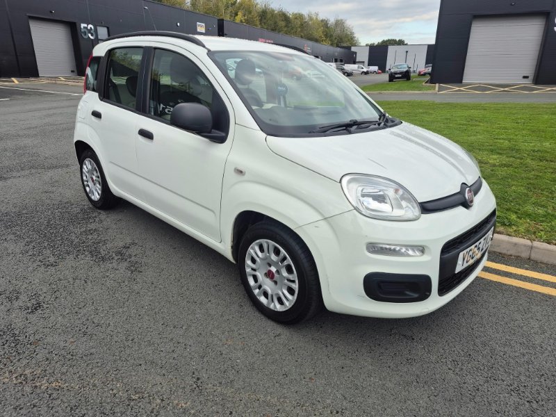 White Fiat Panda 1.2 Easy Hatchback 5dr Petrol Manual Euro 6 69 bhp